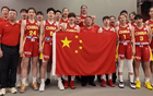 中國女籃亞洲杯，張子宇搶眼，楊舒予英姿颯爽，合影亮相