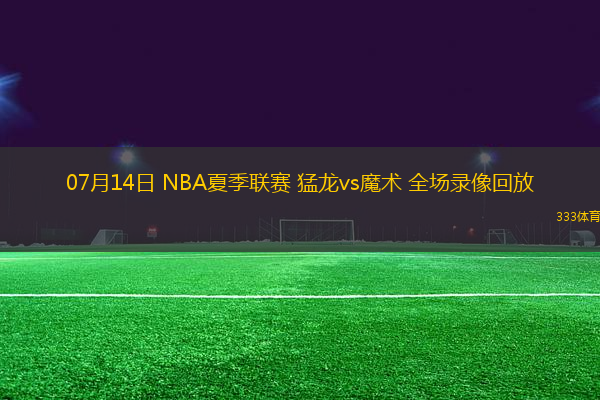 07月14日 NBA夏季聯(lián)賽 猛龍vs魔術(shù) 全場(chǎng)錄像回放